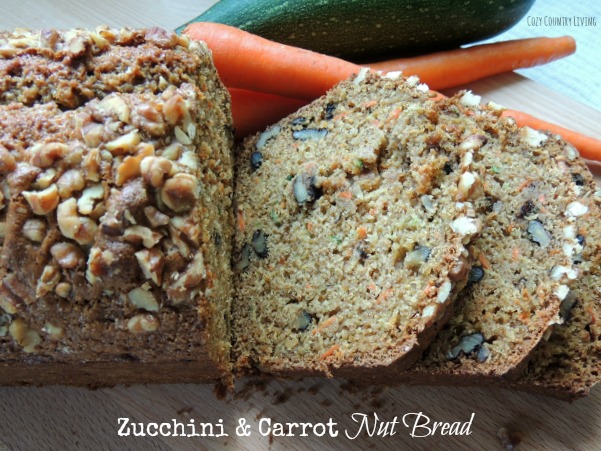 Zucchini Carrot Nut Bread