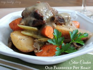 Slow Cooker Old Fashioned Pot Roast