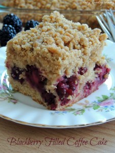 Blackberry Filled Coffee Cake - Cozy Country Living