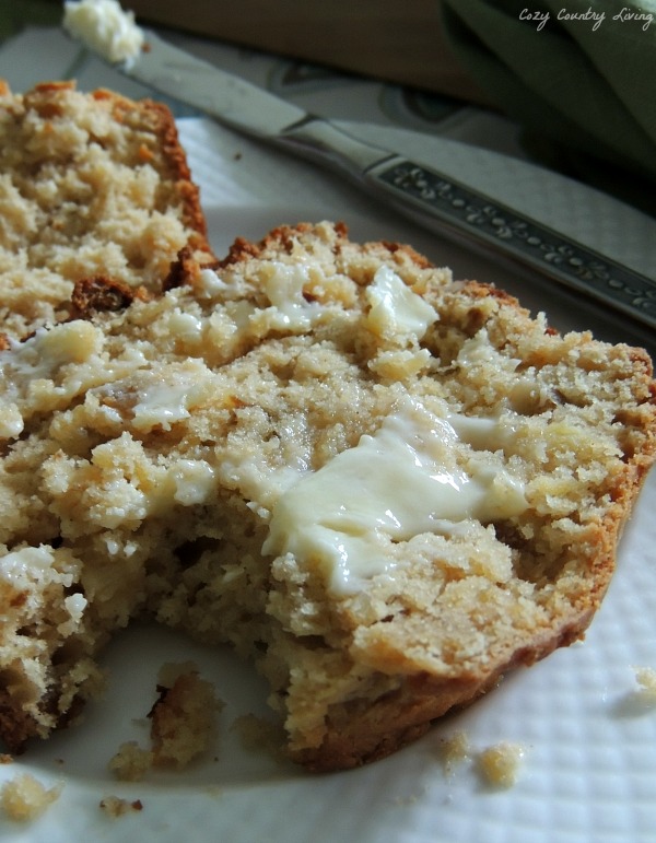 Wake up with this Warm Pineapple Nut Bread!