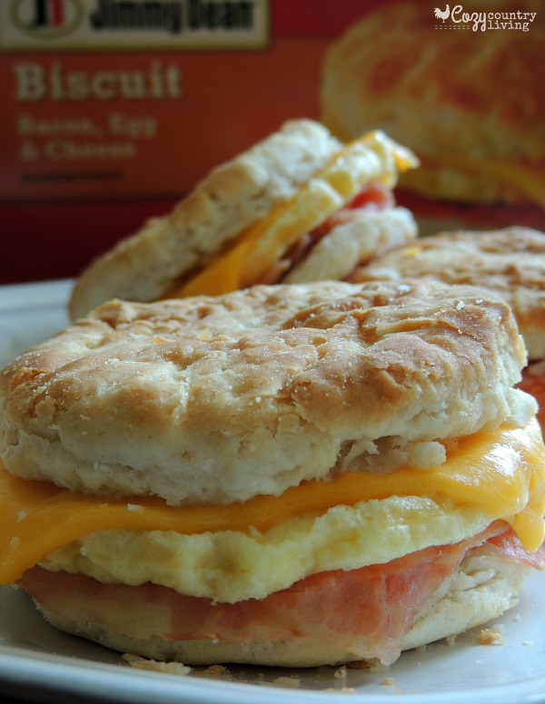 Hillshires Jimmy Dean Bacon Egg Cheese Biscuits