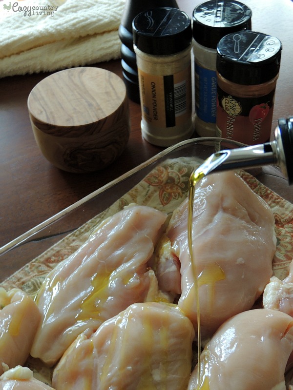 Drizzle More Olive Oil Over Chicken