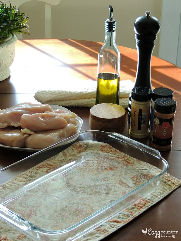Ingredients for Perfectly Roasted Chicken Breast