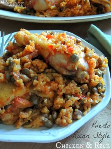 Puerto Rican Style Chicken & Rice