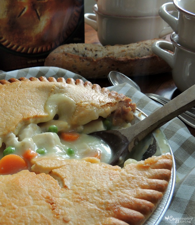 Warm, Delicious Marie Callender's Family Chicken Pot Pie