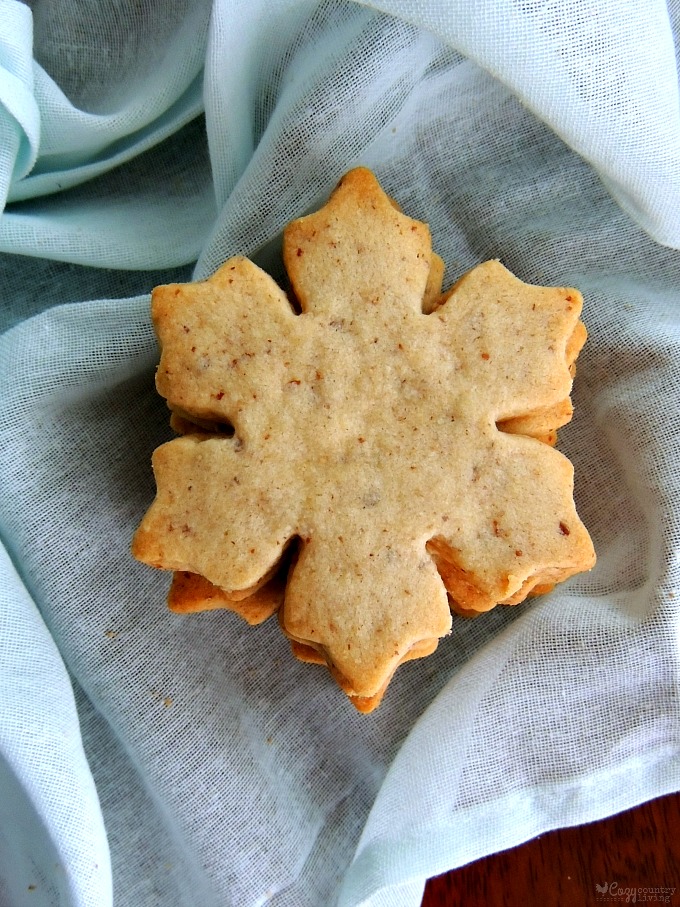 Warm Freshly Baked Pecan Shortbread Cookies