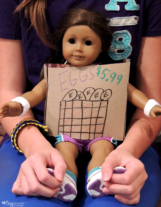 18 Inch Doll as Boxtroll Craft #BoxtrollFamilyNite