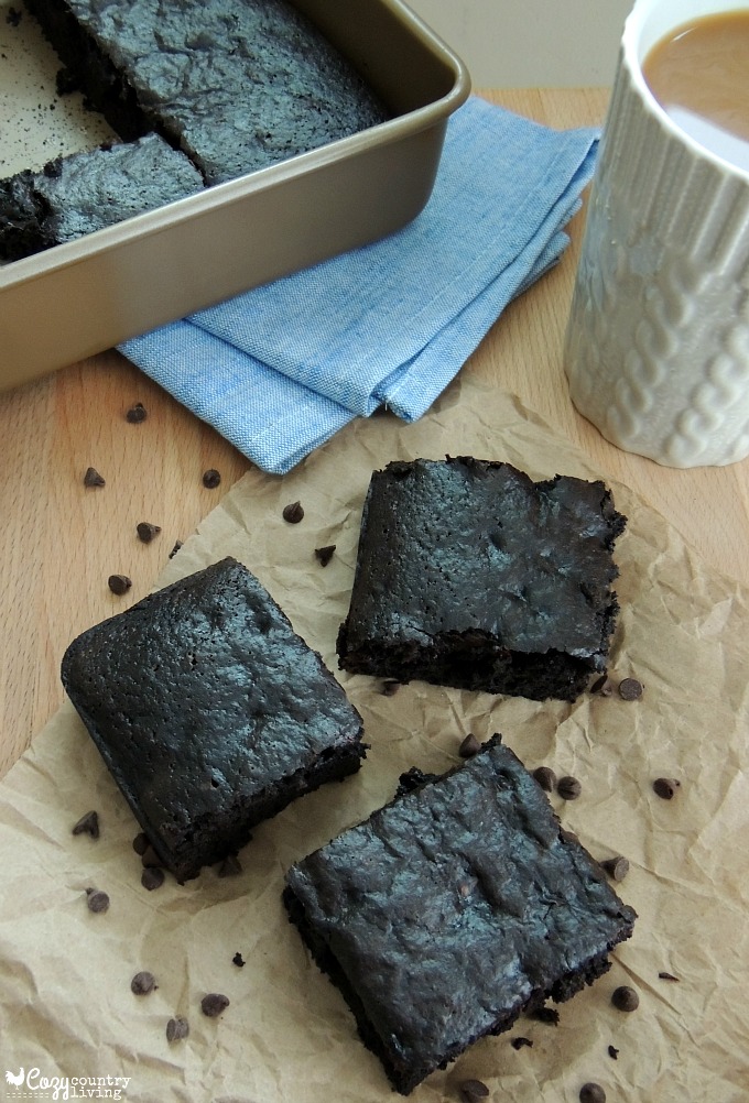 Delicious Good For You Triple Chocolate Brownies