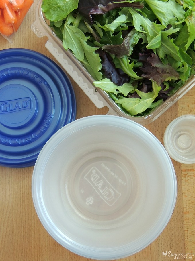 Glad To Go Lunch Containers for Make Ahead Salads