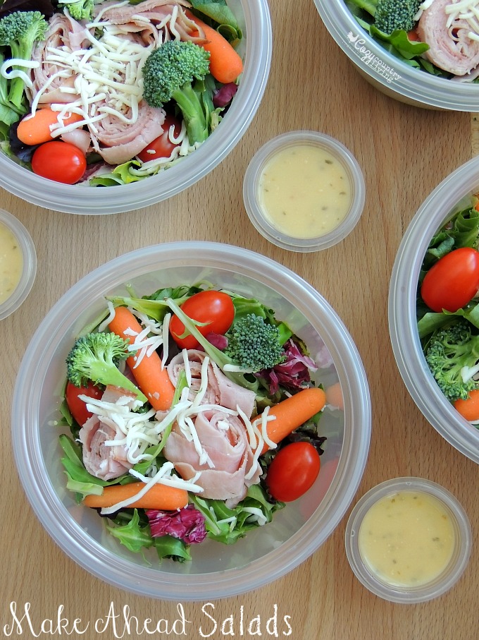 Make Ahead Salads with Glad To Go Lunch Containers
