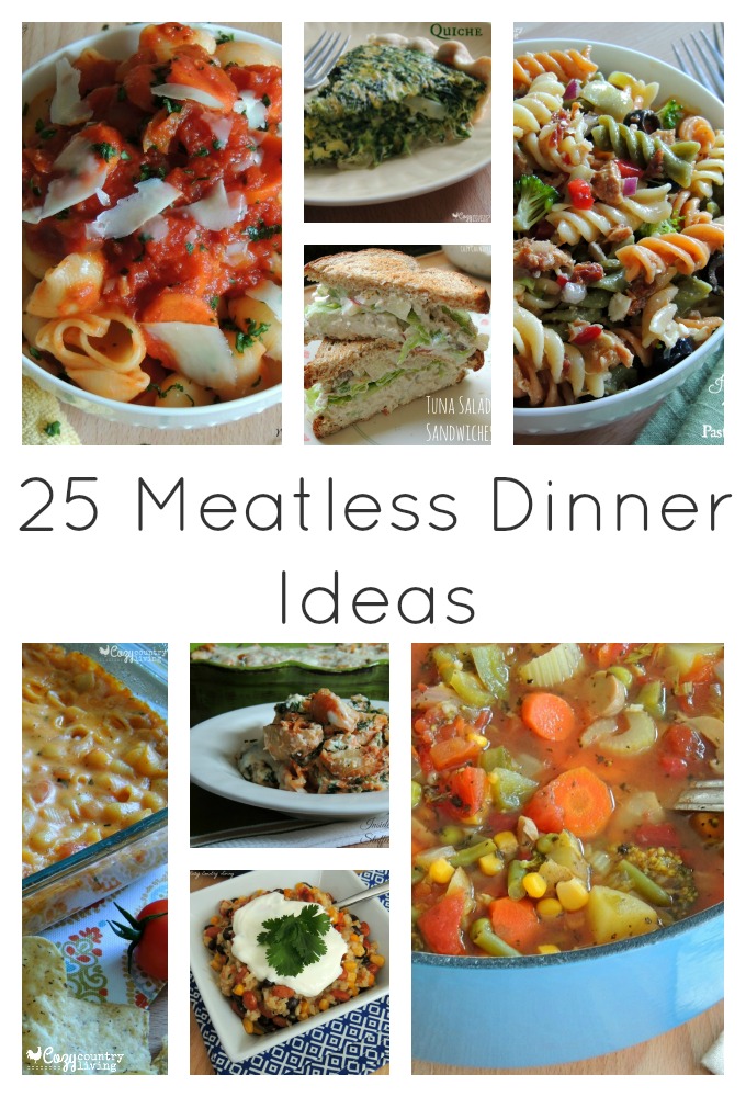 25 Meatless Vegetarian Family Dinner Ideas