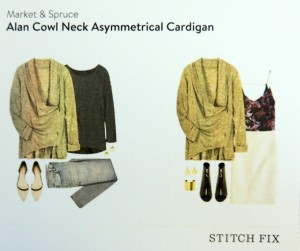 Alan Cowl Neck Asymmetrical Cardigan Stitch Fix