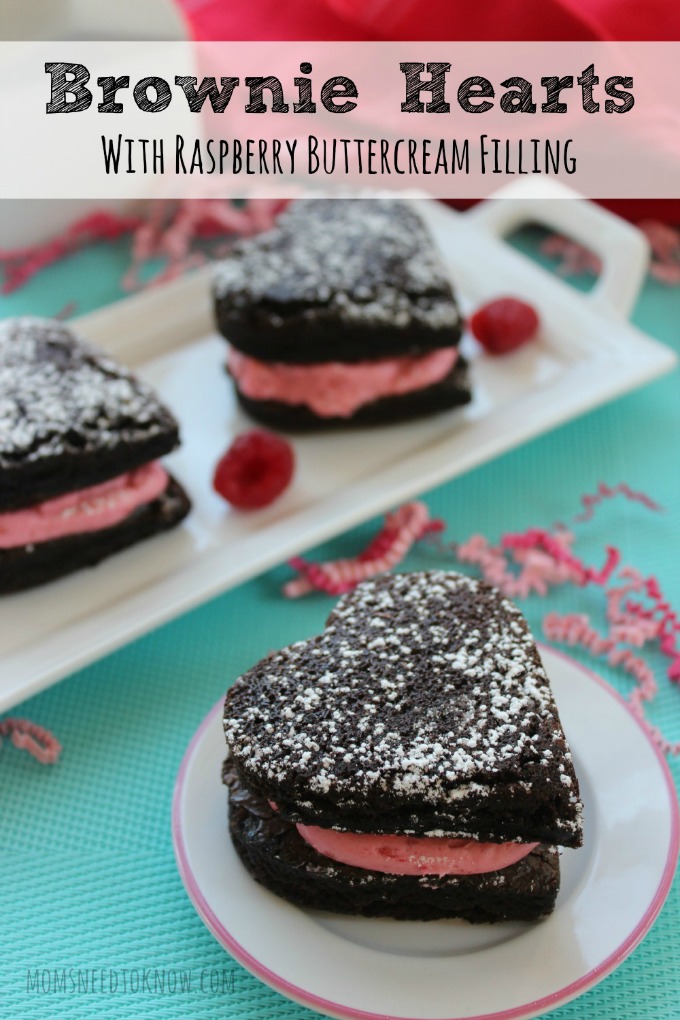 Brownie-Hearts-With-Raspberry-Buttercream-Filling Moms Need To Know