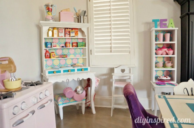 DIY-Play-Kitchen-Hutch-From-Thrift-Store-Makeover DIY Inspired
