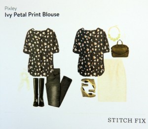 Ivy Petal Print Blouse Stitch Fix