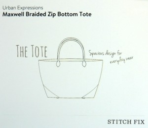 Maxwell Braided Zip Bottom Tote Stitch Fix