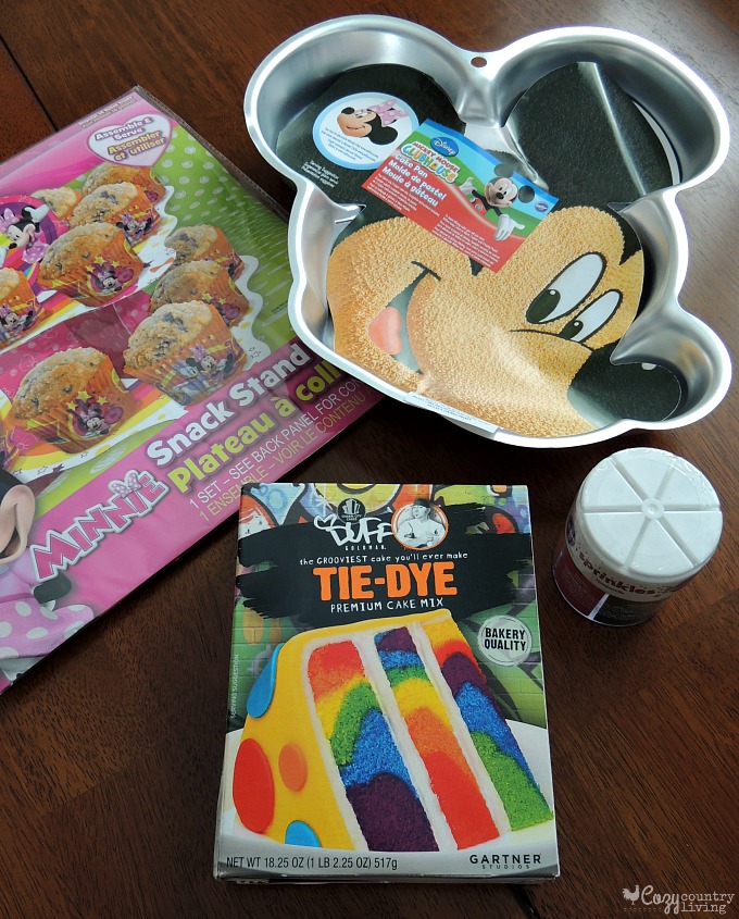 Mickey Cake Pan & Cupcake Supplies