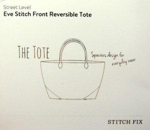 Eve Stitch Front Reversible Tote