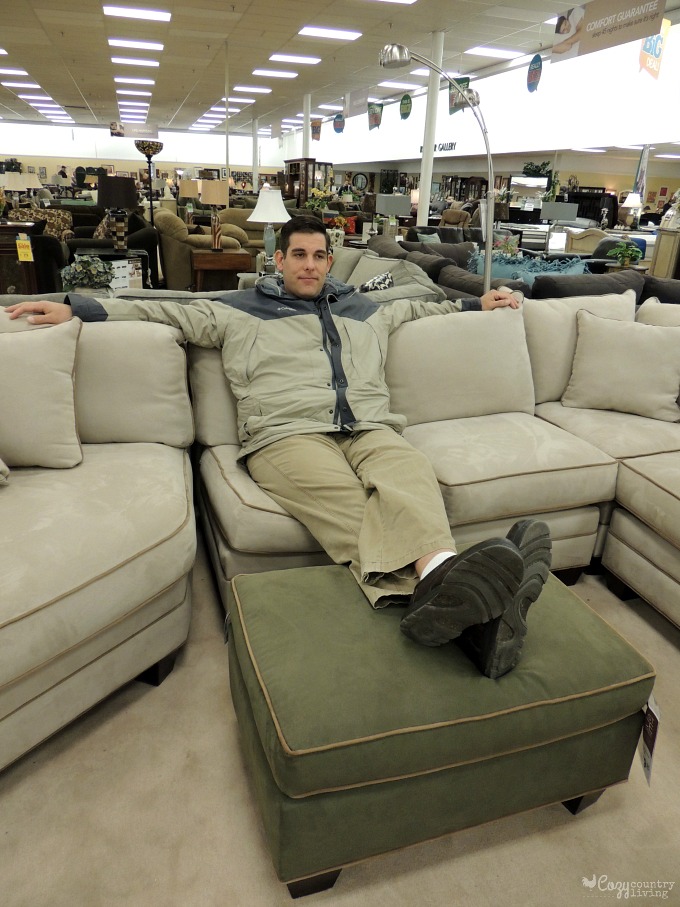 Trying out the Foresthill Sectional Sofa Raymour & Flanigan