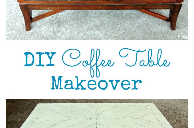 DIY Coffee Table Makeover Before & After