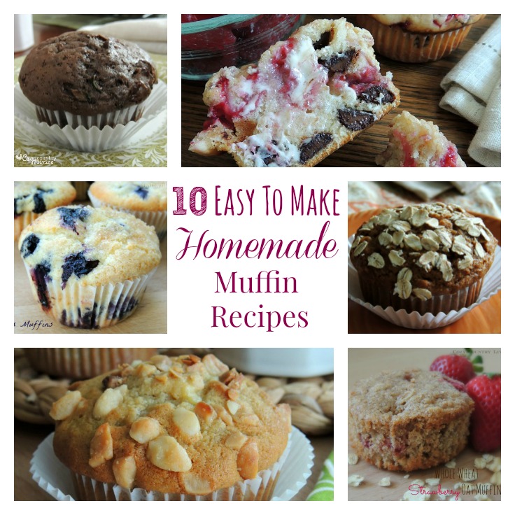 10 Easy To Make Homemade Muffin Recipes