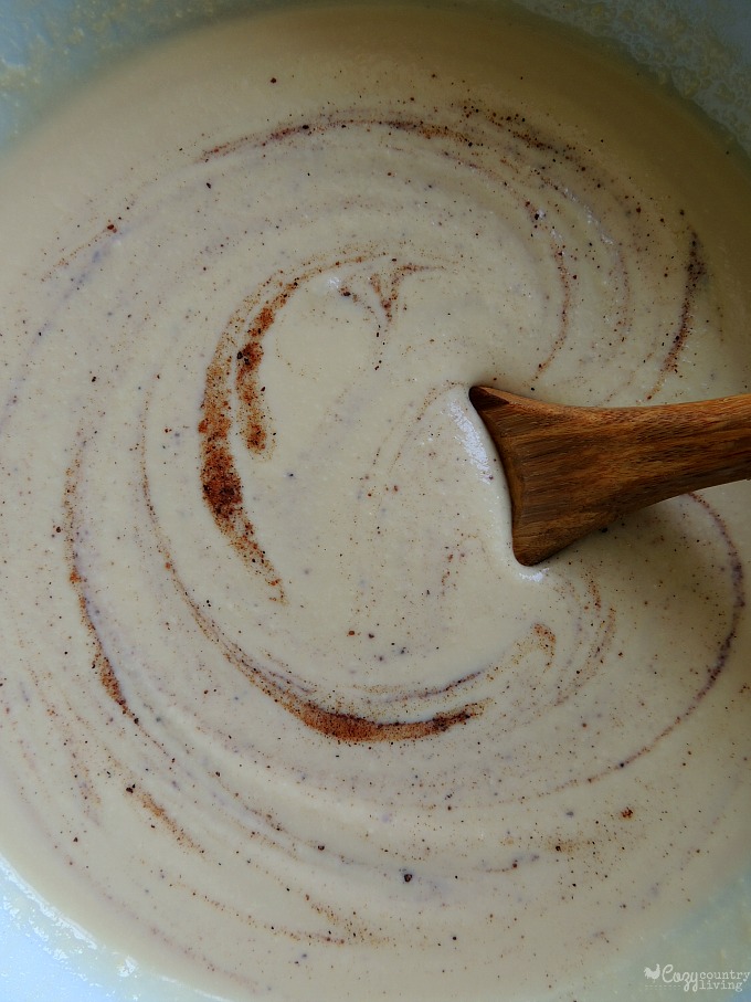 Adding Nutmeg to Frozen Custard Ingredients