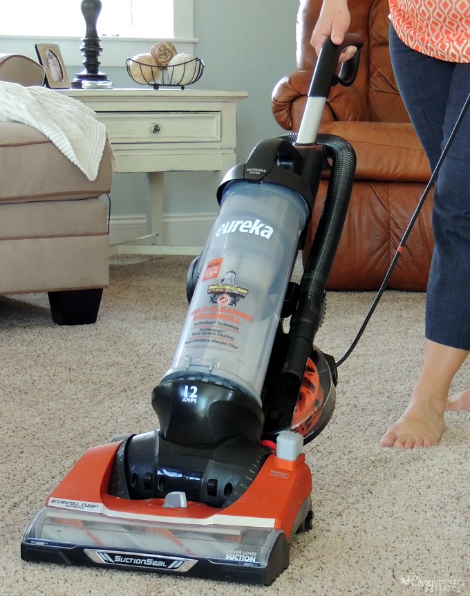 Cleaning with Eureka BrushRoll Clean Technology Vacuum