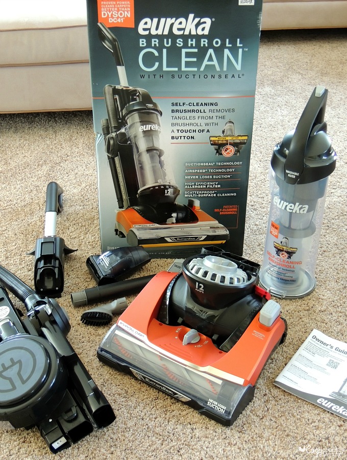 Easy to Assemble Eureka Brushroll Clean with SuctionSeal Vacuum