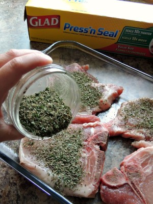 Quick Italian Seasoned Baked Pork Chops - Cozy Country Living