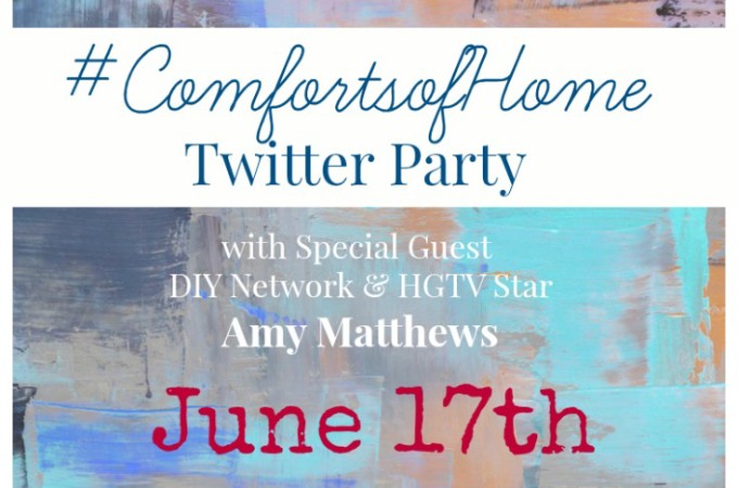 #ComfortsofHome Twitter Party