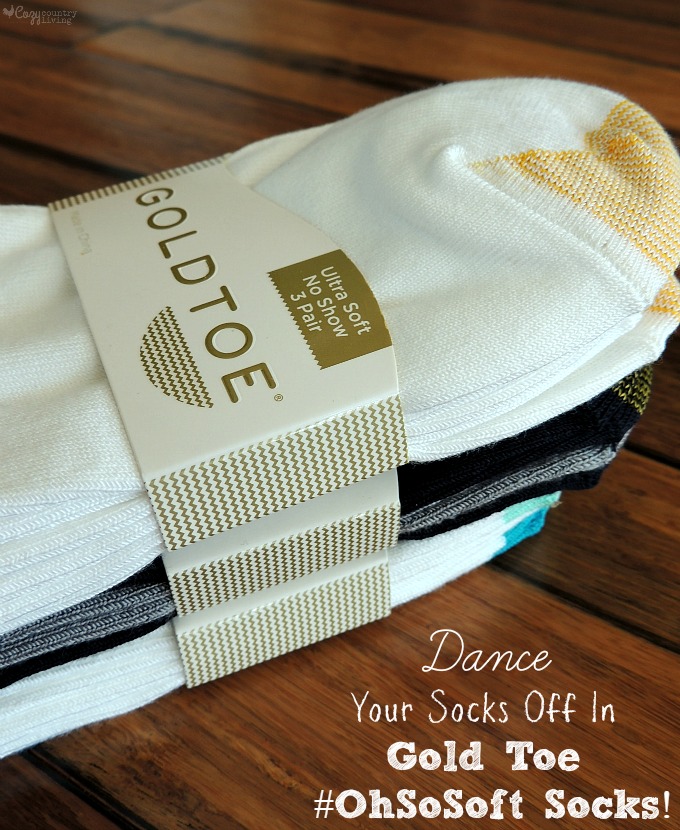 Dance Your Socks Off in Gold Toe #OhSoSoft Socks