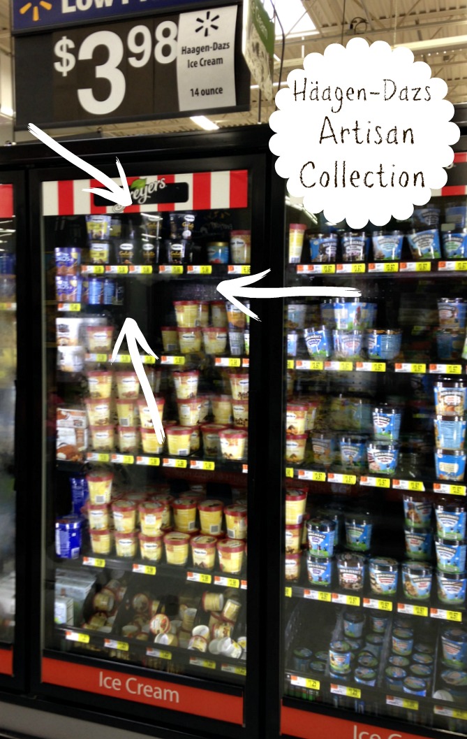Häagen-Dazs Artisan Collection Freezer Section at Walmart
