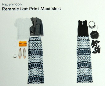 Papermoon Remmie Ikat Print Maxi Skirt Stitch Fix