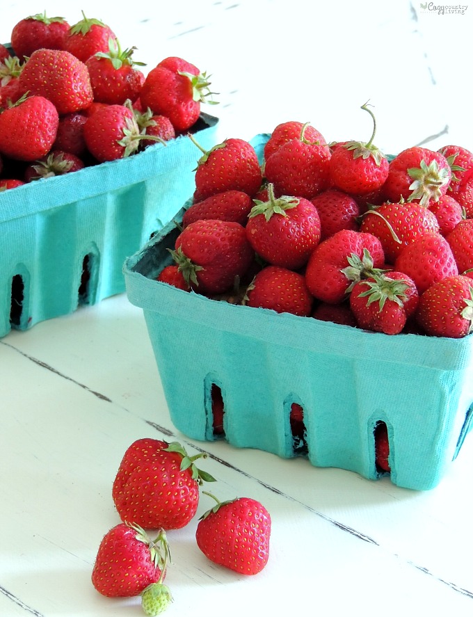 Summer Strawberries Freshly Picked