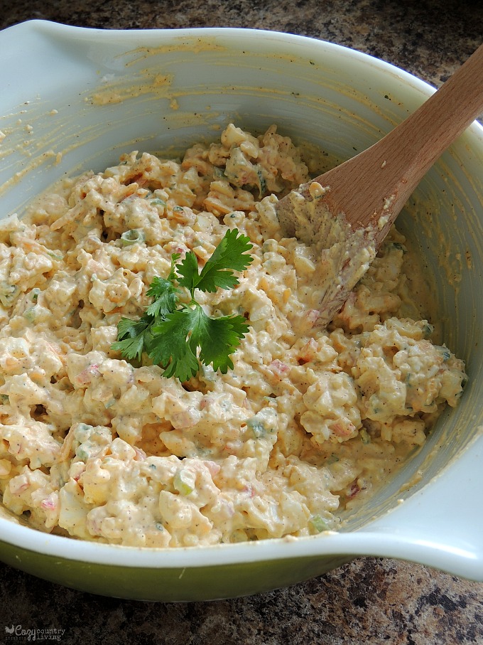 Creamy Mexican Egg Salad for Sandwiches