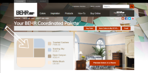 Behr Toasted Cashew Paint Color Swatch
