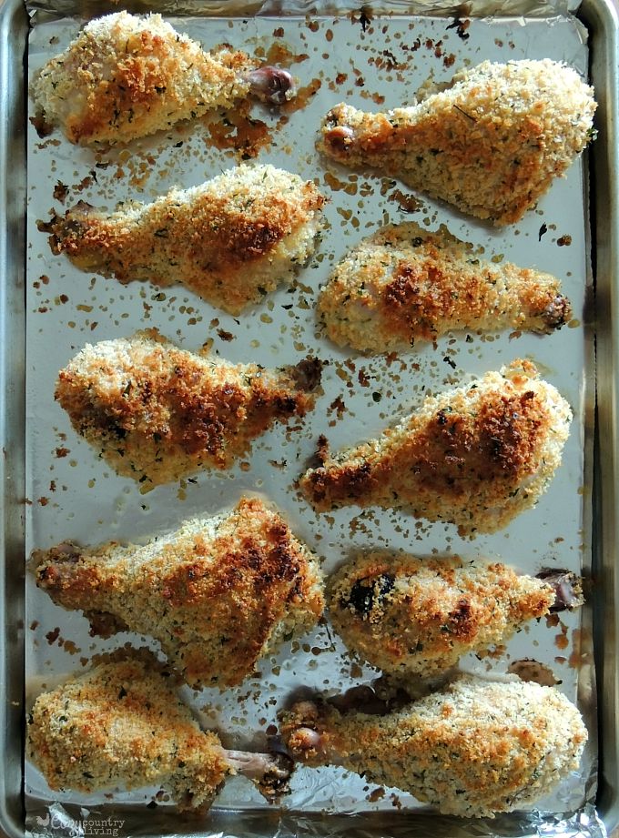 Hot Oven Baked Fried Chicken for Dinner