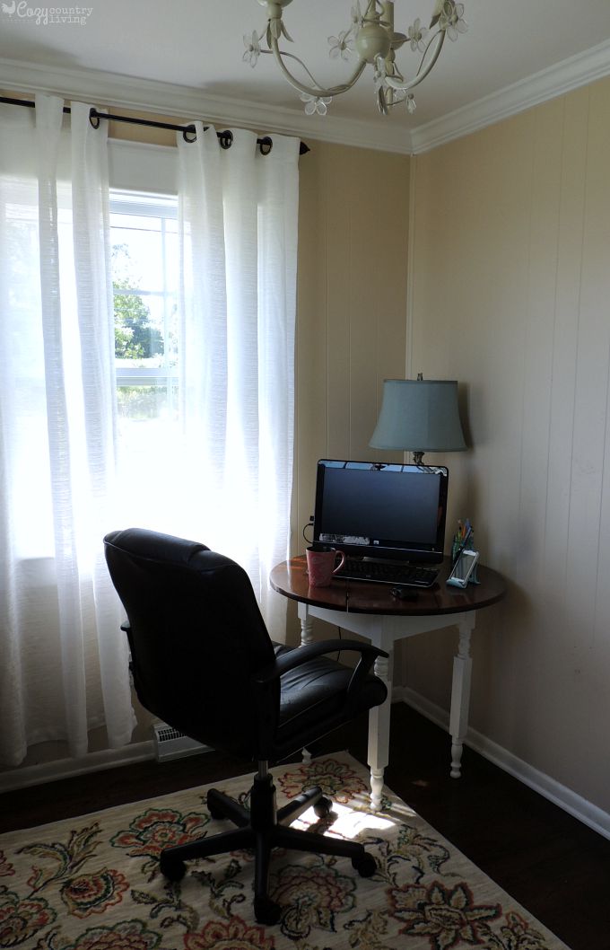 Small Desk Area in Office