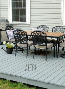 After Behr DeckOver Coating Paint
