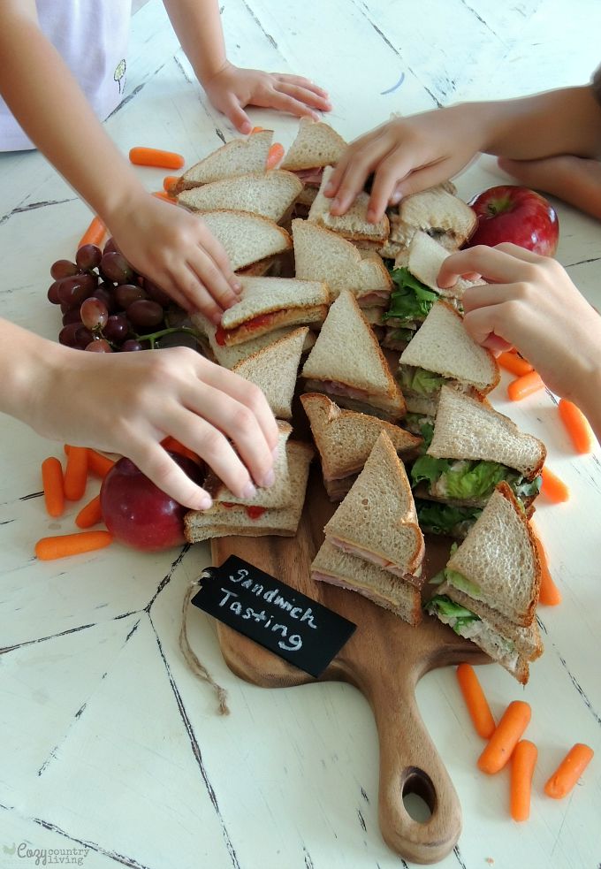Fun Family Sandwich Tasting for Lunch