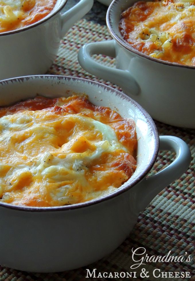 Grandma's Homemade Macaroni & Cheese Recipe