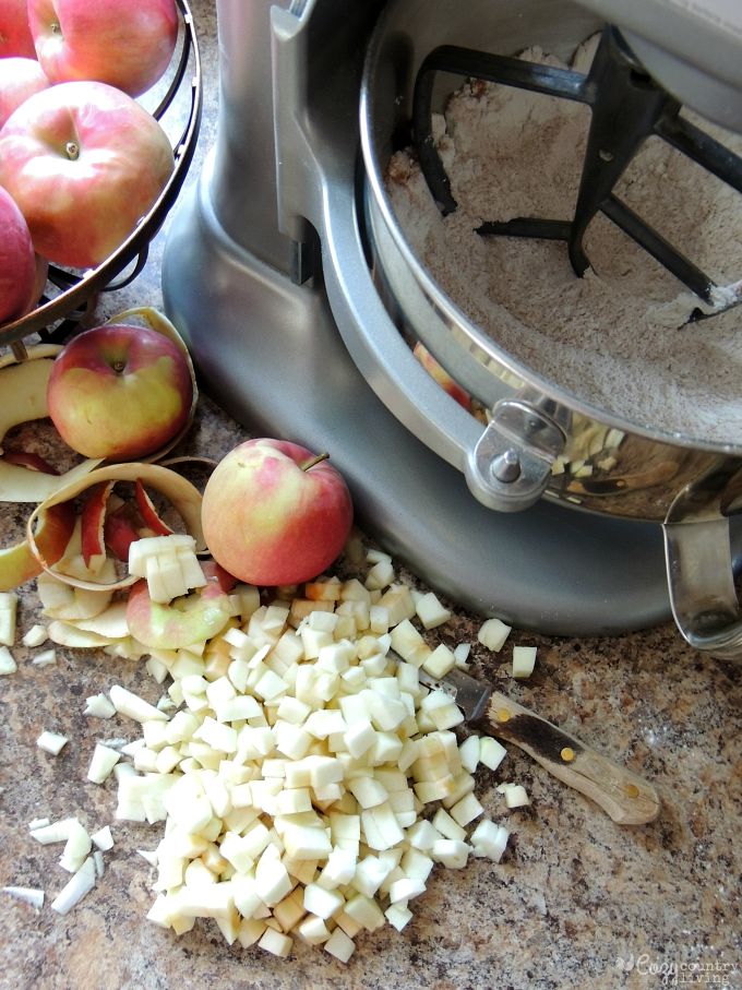 Ingredients for Fresh Apple Coffee Cake
