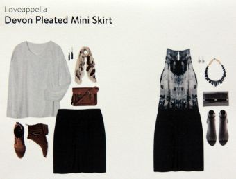Loveappella Pleated Mini Skirt Stitch Fix