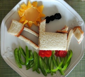 Sandwich Art Creating A Tractor Sandwich
