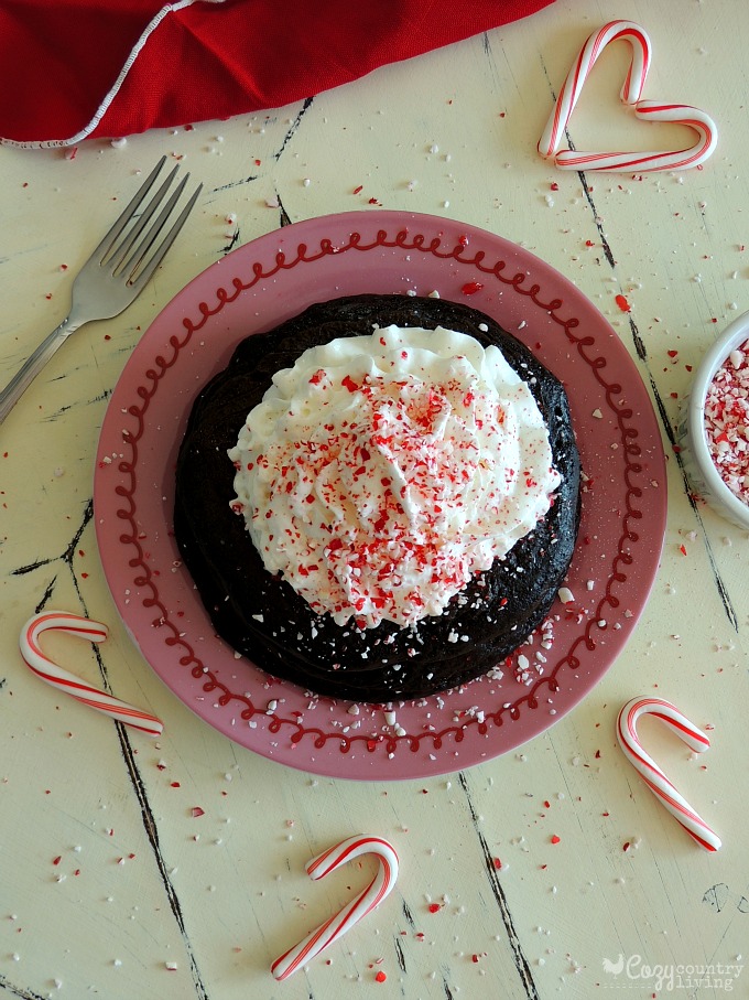 Festive Dark Chocolate & Peppermint Holiday Pancakes