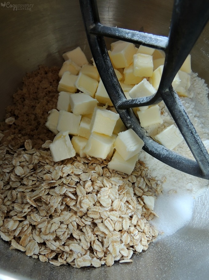 Ingredients for Buttery Oat Crumble Topping
