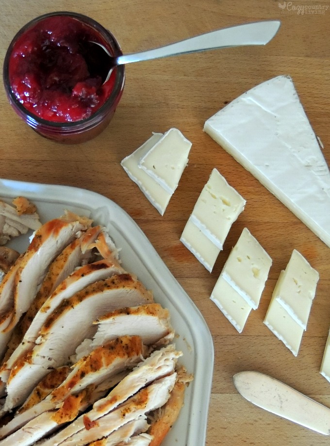 Ingredients for Turkey, Cranberry & Brie Biscuit Sandwiches