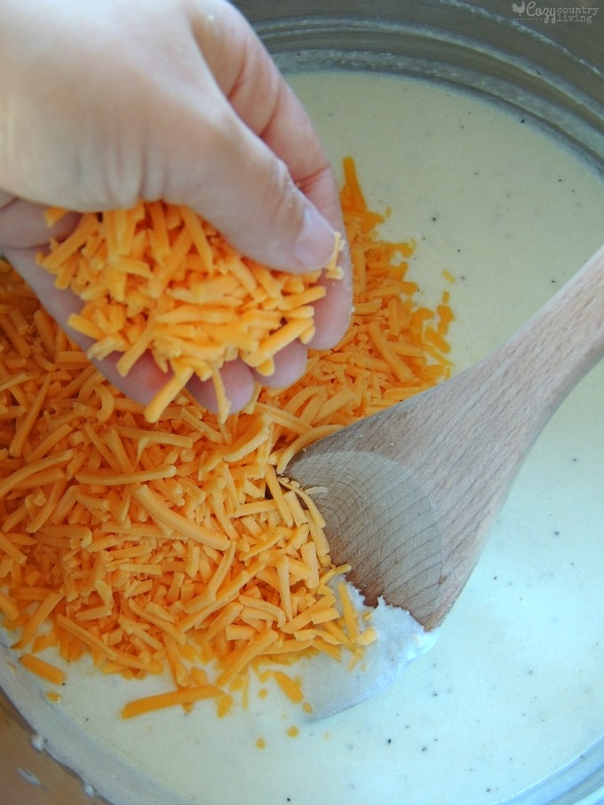 Using Kraft Sharp Cheddar Cheese to Make Sauce