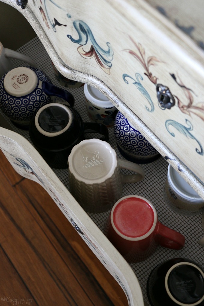 Coffee Station Cup Drawer