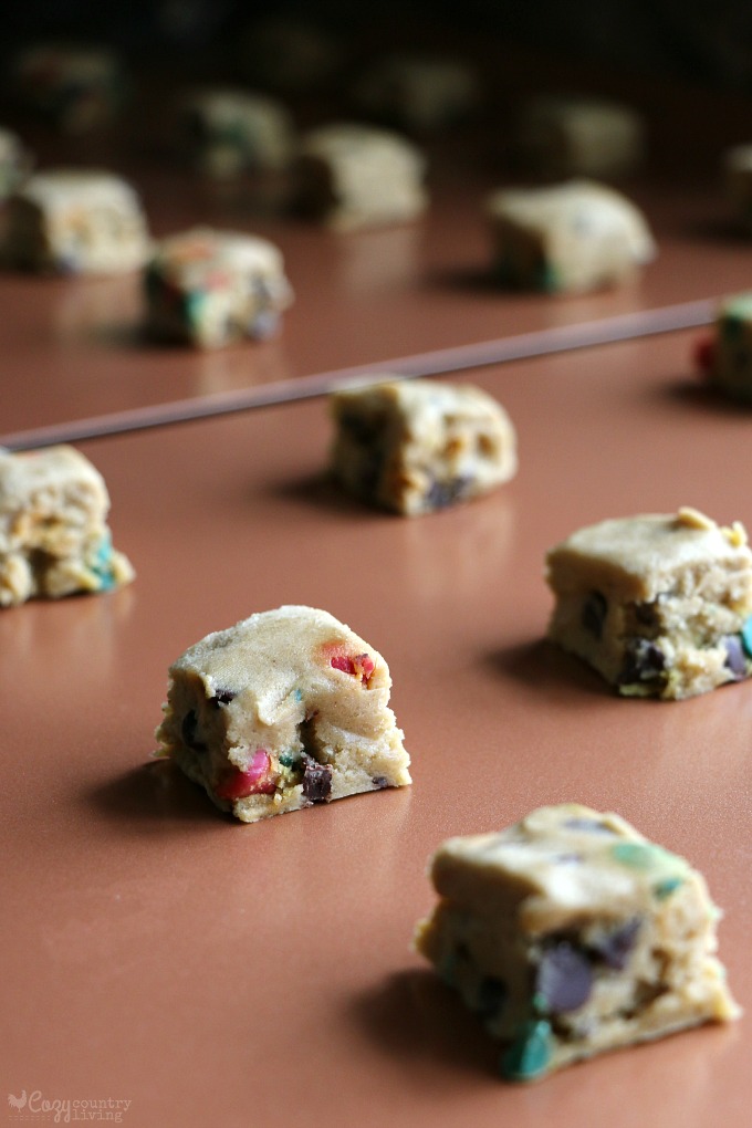 Festive Chocolate Chip Cookie Dough for Easy Dessert